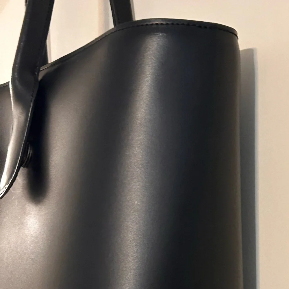 Stefano Bravo Structured Italian Leather Tote Bag